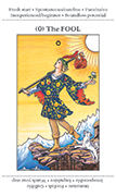 The Fool Tarot card in Apprentice deck