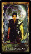 The Magician Tarot card in Archeon deck