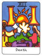 Death Tarot card in African Tarot deck