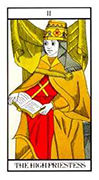 The High Priestess Tarot card in Angel Tarot deck