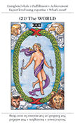 The World Tarot card in Apprentice deck