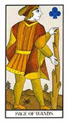 Page of Wands Tarot card in Angel Tarot deck