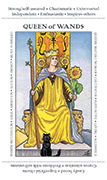 Queen of Wands Tarot card in Apprentice deck