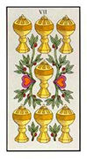 Seven of Cups Tarot card in Angel Tarot deck