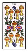 Nine of Cups Tarot card in Angel Tarot deck