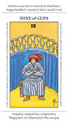 Nine of Cups Tarot card in Apprentice deck