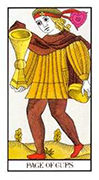 Page of Cups Tarot card in Angel Tarot deck
