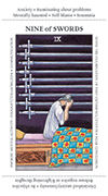 Nine of Swords Tarot card in Apprentice deck