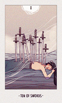 Ten of Swords Tarot Card