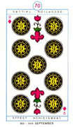 Nine of Diamonds Tarot card in Cagliostro deck