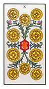 Ten of Pentacles Tarot card in Angel Tarot deck