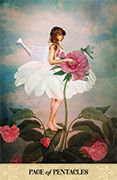Page of Pentacles Tarot card in Tarot of Mystical Moments deck