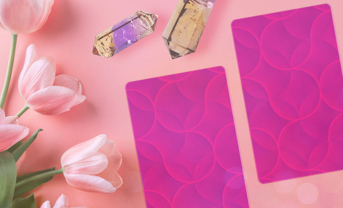 tarot cards on table